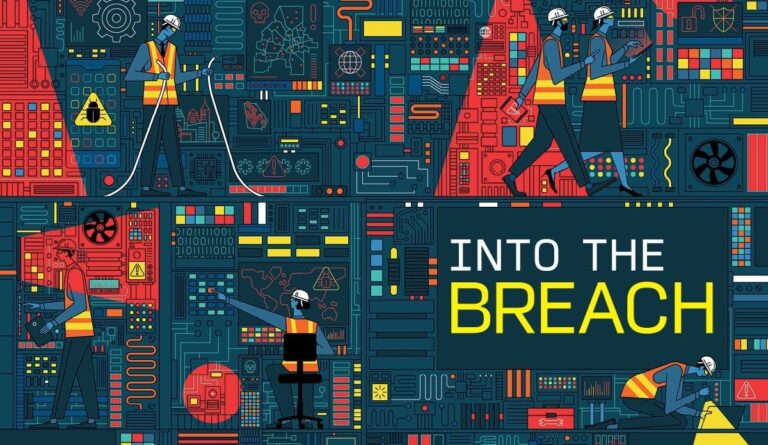 cybersecurity cybercrime illustration
