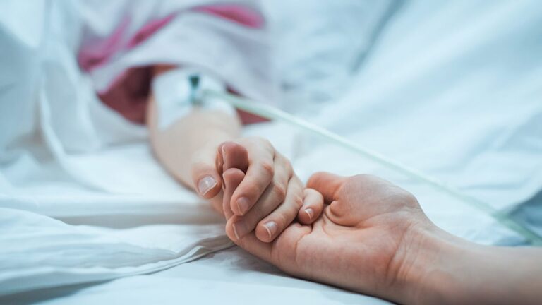 caregiving parent child caregiver hospital