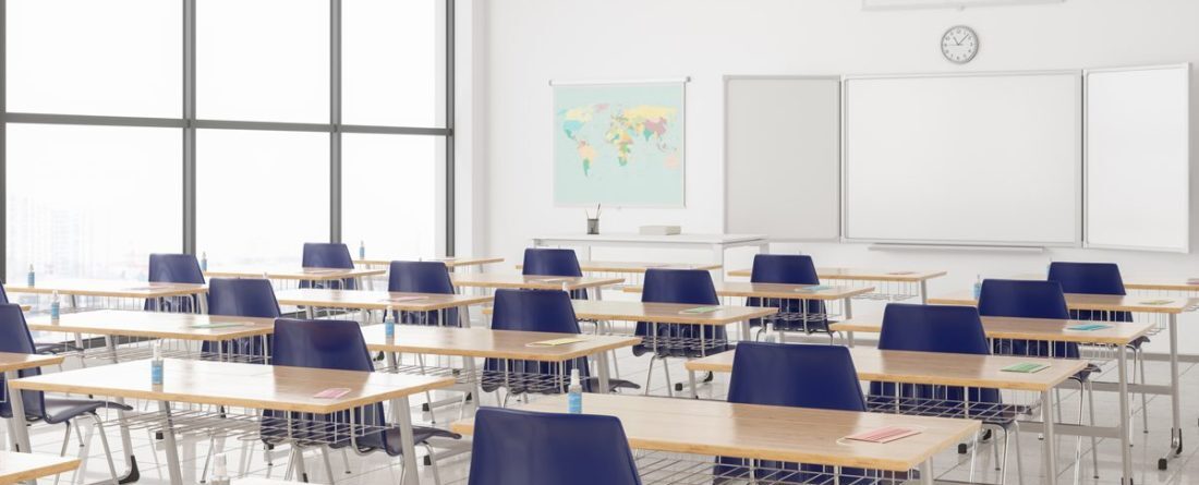 Empty classroom