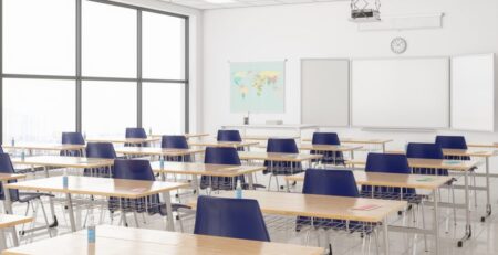 Empty classroom