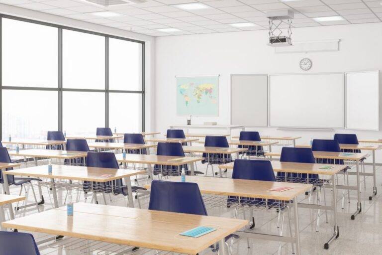 Empty classroom