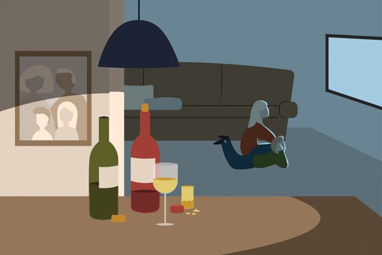 Substance abuse illustration.